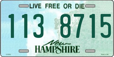 NH license plate 1138715