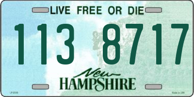 NH license plate 1138717