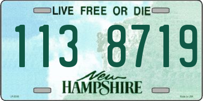 NH license plate 1138719