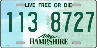 NH license plate 1138727