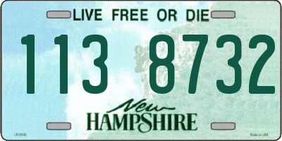 NH license plate 1138732