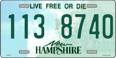 NH license plate 1138740