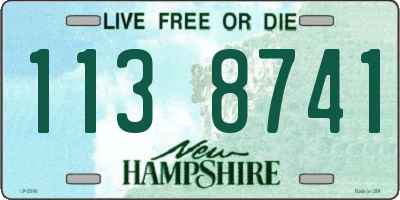 NH license plate 1138741