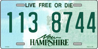 NH license plate 1138744
