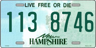 NH license plate 1138746