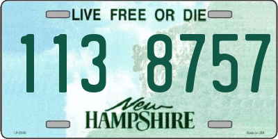 NH license plate 1138757