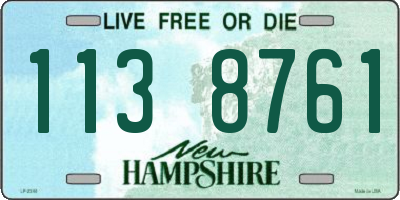 NH license plate 1138761