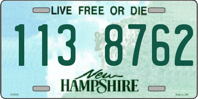 NH license plate 1138762
