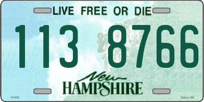 NH license plate 1138766
