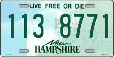 NH license plate 1138771
