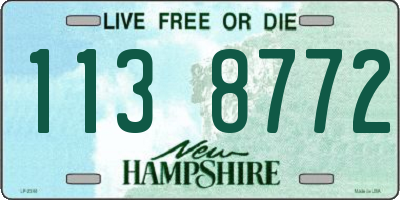 NH license plate 1138772