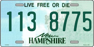 NH license plate 1138775