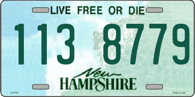 NH license plate 1138779