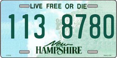 NH license plate 1138780