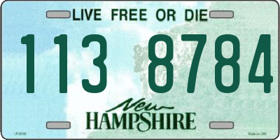 NH license plate 1138784