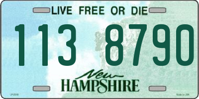 NH license plate 1138790