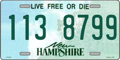 NH license plate 1138799