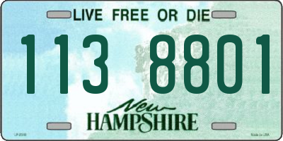 NH license plate 1138801