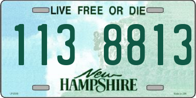 NH license plate 1138813