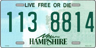 NH license plate 1138814