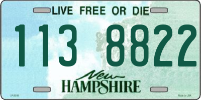 NH license plate 1138822