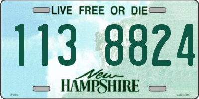 NH license plate 1138824