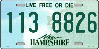 NH license plate 1138826