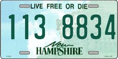 NH license plate 1138834