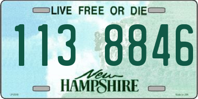 NH license plate 1138846