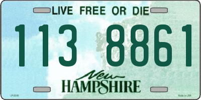 NH license plate 1138861