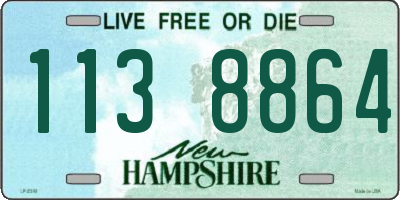 NH license plate 1138864