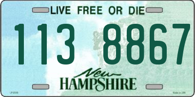 NH license plate 1138867