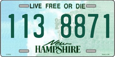 NH license plate 1138871