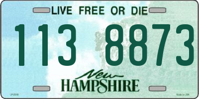 NH license plate 1138873
