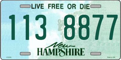NH license plate 1138877