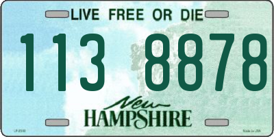 NH license plate 1138878