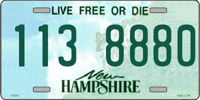NH license plate 1138880