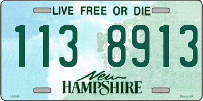 NH license plate 1138913
