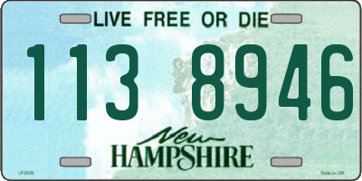 NH license plate 1138946
