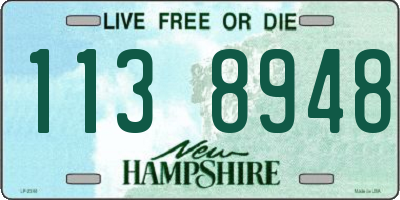 NH license plate 1138948