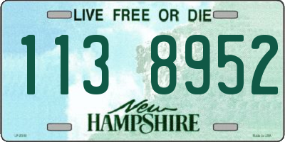 NH license plate 1138952