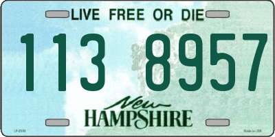 NH license plate 1138957
