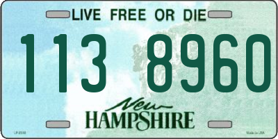 NH license plate 1138960