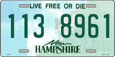 NH license plate 1138961