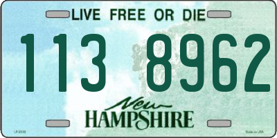 NH license plate 1138962