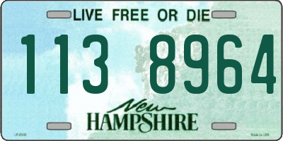 NH license plate 1138964
