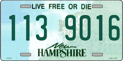 NH license plate 1139016