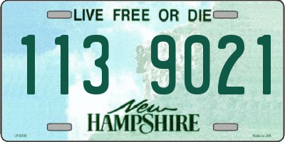 NH license plate 1139021