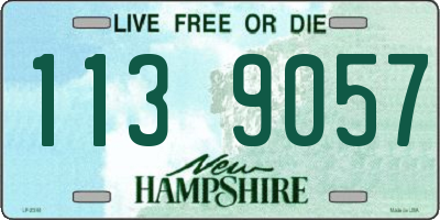 NH license plate 1139057