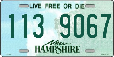 NH license plate 1139067